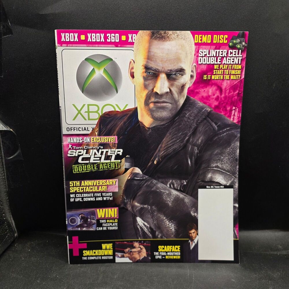 Official Xbox Magazine #63 Nov 2006 Splinter Cell Double Agent - No Disc